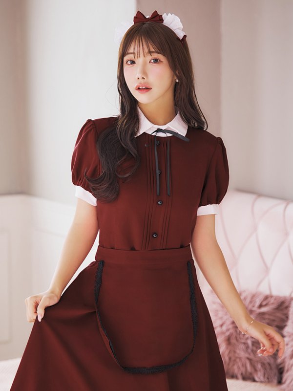 画像3: 【SALE!!】【即日発送】【ハロウィン】クラシカル洋館メイド 【コスプレ3点セット】 【S-XLサイズ/1カラー】[OF01]