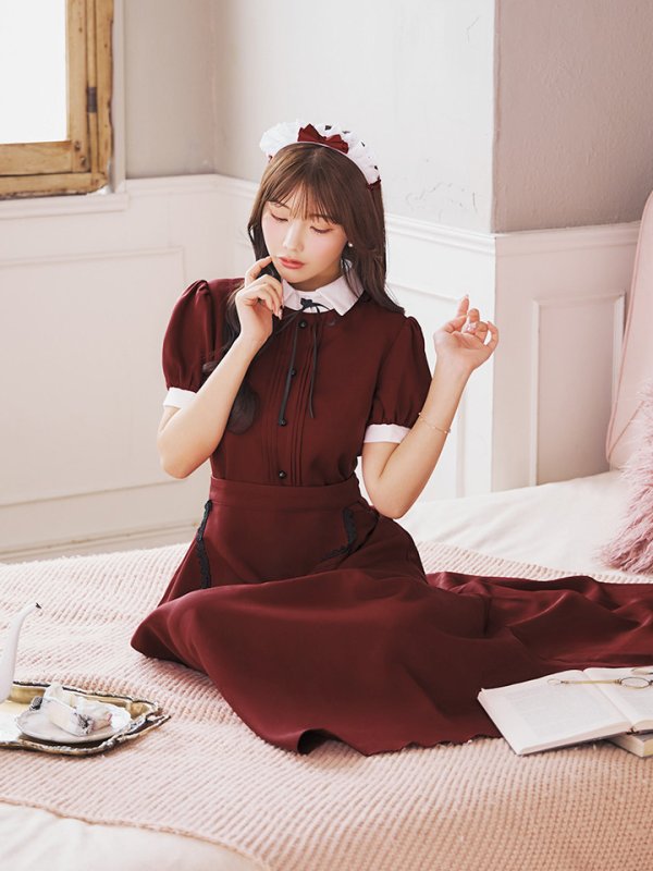 画像8: 【SALE!!】【即日発送】【ハロウィン】クラシカル洋館メイド 【コスプレ3点セット】 【S-XLサイズ/1カラー】[OF01]