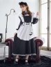 画像4: 【即日発送！】【ハロウィン】クラシックメイドロングワンピース 【コスプレ3点セット】【S-XLサイズ/1カラー】[YMT]
