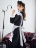 画像5: 【即日発送！】【ハロウィン】クラシックメイドロングワンピース 【コスプレ3点セット】【S-XLサイズ/1カラー】[YMT]