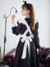 画像6: 【即日発送！】【ハロウィン】クラシックメイドロングワンピース 【コスプレ3点セット】【S-XLサイズ/1カラー】[YMT]