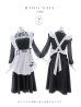 画像21: 【即日発送！】【ハロウィン】クラシックメイドロングワンピース 【コスプレ3点セット】【S-XLサイズ/1カラー】[YMT]