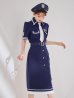 画像3: 【ノベルティ対象】【即日発送！】【ハロウィン】ポリスタイトロング 【コスプレ5点セット】 【S-Lサイズ/1カラー】[OF01-B]