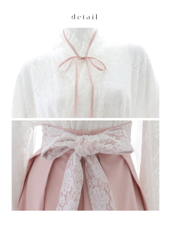 画像35: 【即日発送！】【ハロウィン】猫巫女レース袴 【コスプレ5点セット】 【FREEサイズ/2カラー】[HC03-OMN]