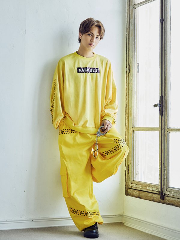 画像4: 【SALE!!】【ハロウィン】 【メンズ】KEEPOUTトレーナーセット 【コスプレ2点セット】【XXLサイズ/1カラー】(OF0106-SV)[OF01]