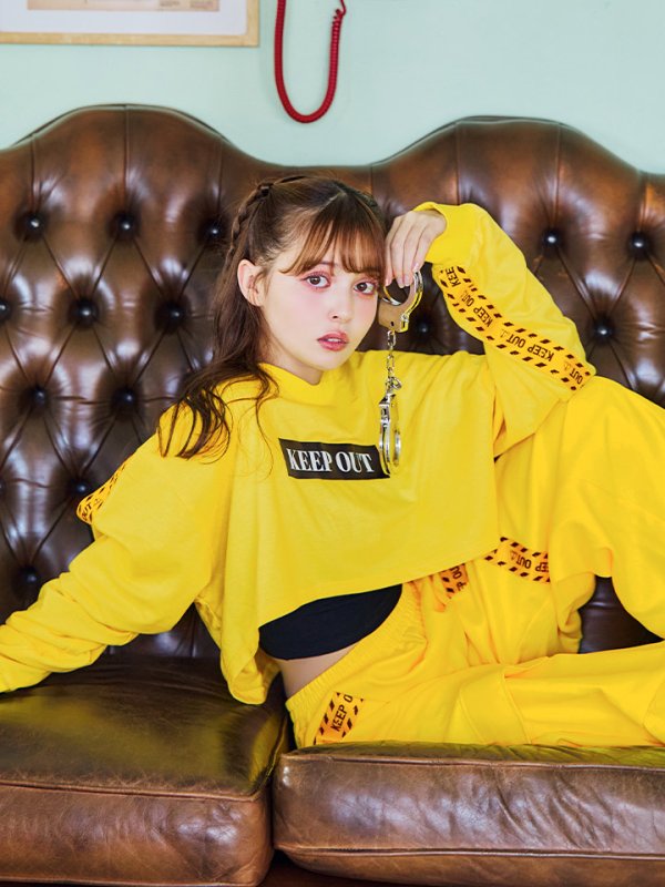 画像11: 【SALE!!】【即日発送！】【ハロウィン】KEEPOUT長袖Tシャツセット 【コスプレ3点セット】【S-XLサイズ/1カラー】[HC03]