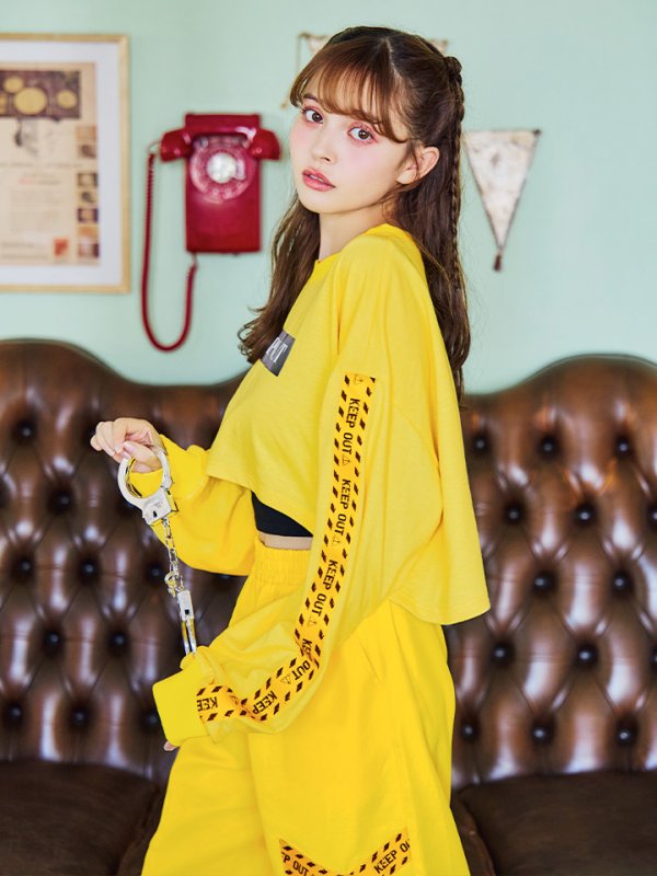 画像17: 【SALE!!】【即日発送！】【ハロウィン】KEEPOUT長袖Tシャツセット 【コスプレ3点セット】【S-XLサイズ/1カラー】[HC03]