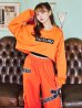 画像1: 【即日発送！】【ハロウィン】オレンジ囚人長袖Tシャツセット 【コスプレ3点セット】【S-XLサイズ/1カラー】[YMT] (1)