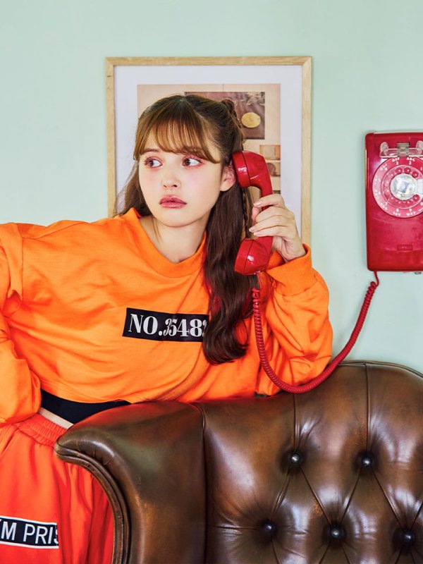 画像16: 【SALE!!】【即日発送！】【ハロウィン】オレンジ囚人長袖Tシャツセット 【コスプレ3点セット】【S-XLサイズ/1カラー】[HC03]