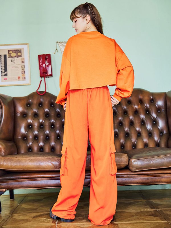 画像19: 【SALE!!】【即日発送！】【ハロウィン】オレンジ囚人長袖Tシャツセット 【コスプレ3点セット】【S-XLサイズ/1カラー】[HC03]