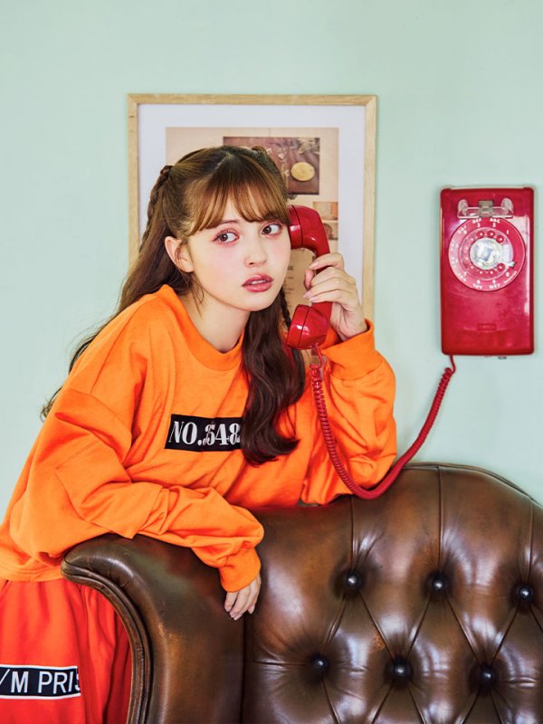 画像3: 【SALE!!】【即日発送！】【ハロウィン】オレンジ囚人長袖Tシャツセット 【コスプレ3点セット】【S-XLサイズ/1カラー】[HC03]