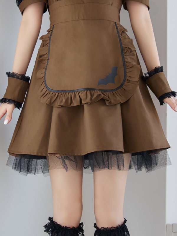 画像19: 【即日発送】【ハロウィン】コウモリクラシカルメイド【コスプレ6点セット】【S-XLサイズ/2カラー】[OF03]