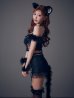 画像13: 【予約 / 9月上旬発送予定】【送料無料！】【ハロウィン】ファー黒猫セットアップ【コスプレ5点セット】【XS-Mサイズ/1カラー】[OF03]