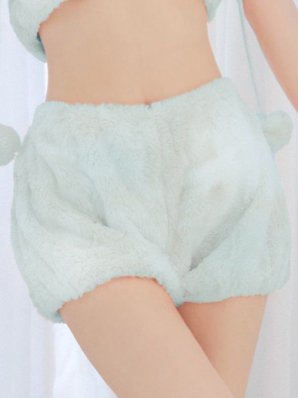 画像37: 【即日発送】【ハロウィン】パステルもこもこバニー【コスプレ7点セット】【フリーサイズ/6カラー】[HC03]