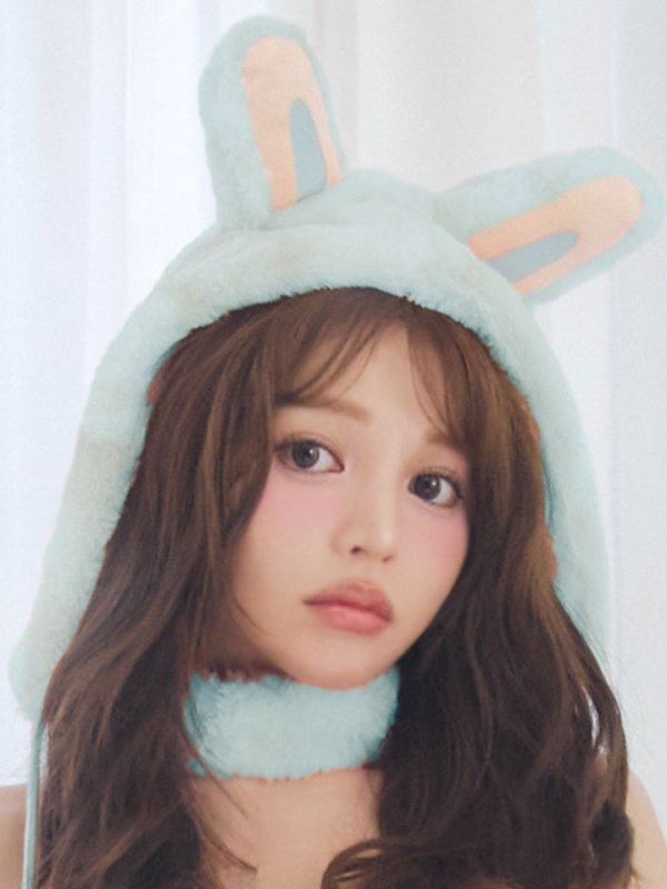 画像36: 【即日発送】【ハロウィン】パステルもこもこバニー【コスプレ7点セット】【フリーサイズ/6カラー】[HC03]