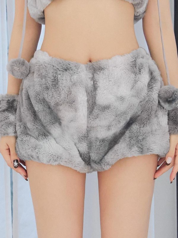 画像31: 【即日発送】【ハロウィン】パステルもこもこバニー【コスプレ7点セット】【フリーサイズ/6カラー】[HC03]