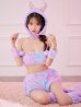 画像26: 【即日発送】【ハロウィン】パステルもこもこバニー【コスプレ7点セット】【フリーサイズ/6カラー】[OF03]