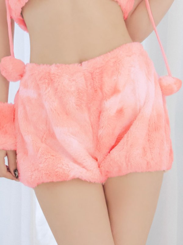 画像37: 【即日発送】【ハロウィン】パステルもこもこバニー【コスプレ7点セット】【フリーサイズ/6カラー】[HC03]