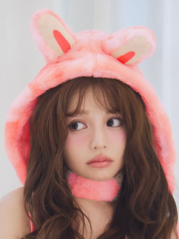 画像36: 【即日発送】【ハロウィン】パステルもこもこバニー【コスプレ7点セット】【フリーサイズ/6カラー】[HC03]