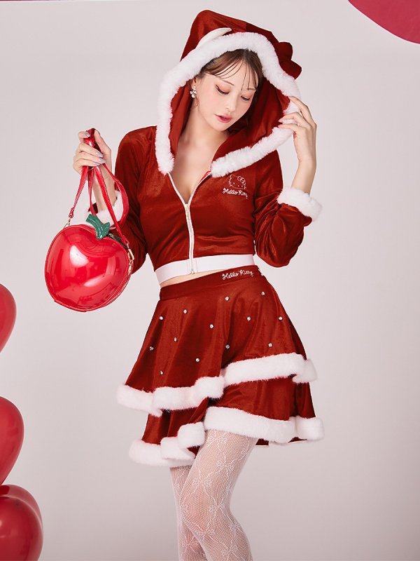 画像15: 【即日発送】【サンリオ】ハローキティ3wayセットアップルームウェア【4点セット】【S-L/1カラー】[OF03]