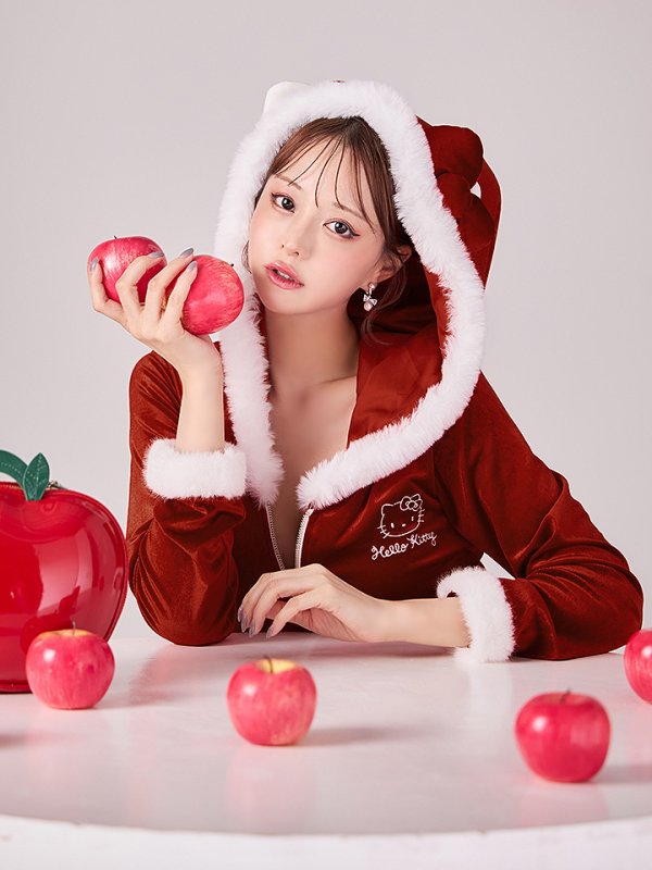 画像1: 【即日発送】【サンリオ】ハローキティ3wayセットアップルームウェア【4点セット】【S-L/1カラー】[OF03]