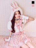 【即日発送】ドーリーバニーアイドルセーラー【マリームーン】【ハロウィンコスプレ7点セット】【フリーサイズ/2カラー】[HC03]