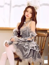 【即日発送】【ハロウィン】デコレーションファーキャットドレス【Malymoon/マリームーン】 【コスプレ6点セット】【フリーサイズ/1カラー】[OF04]