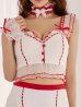 画像18: 【即日発送】【ハロウィン】セクシーメイドセットアップ/レース【コスプレ6点セット】 【S-Mサイズ】	