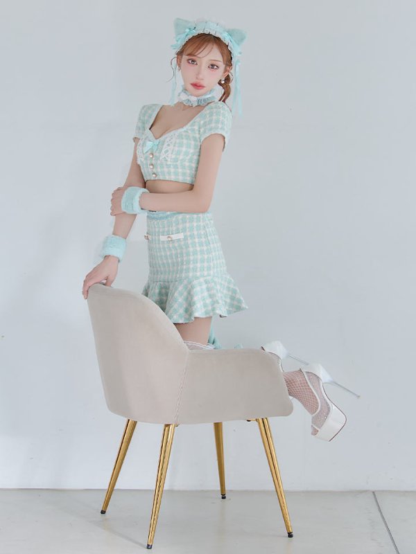 モデル：明日花キララ 　身長：162cm 　着用サイズ： Sサイズ