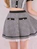 画像14: 【即日発送】【ハロウィン】グレンチェックセットアップバニー 【コスプレ6点セット】【XS-Mサイズ/1カラー】[OF01]