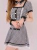 画像15: 【即日発送】【ハロウィン】グレンチェックセットアップバニー 【コスプレ6点セット】【XS-Mサイズ/1カラー】[OF01]