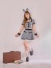 画像6: 【即日発送】【ハロウィン】グレンチェックセットアップバニー 【コスプレ6点セット】【XS-Mサイズ/1カラー】[OF01]