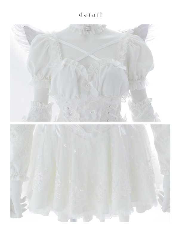 画像34: 【即日発送】【ハロウィン】ゴシックドールエンジェルコスプレ【Malymoon/マリームーン】 【コスプレ7点セット】【フリーサイズ/2カラー】[HC03]