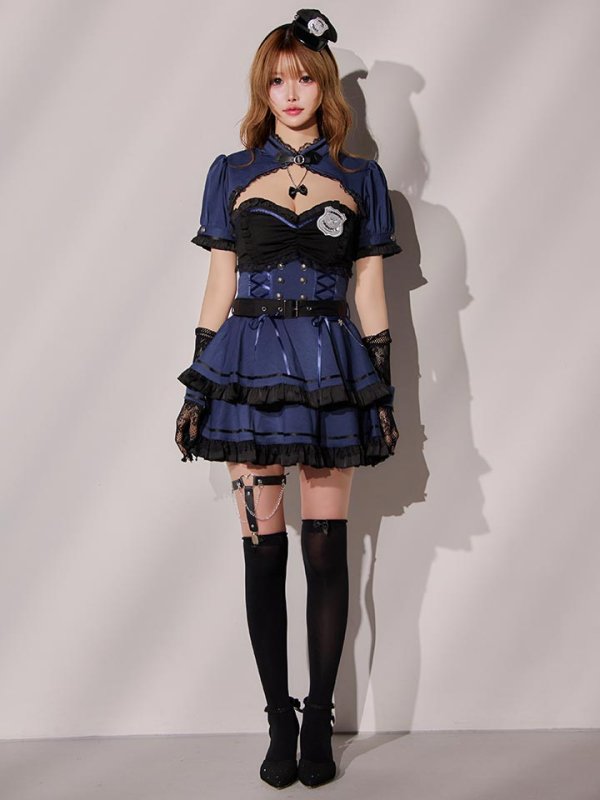 画像4: 【即日発送】ゴシックチャームポリス【コスプレ10点セット】【Malymoon/マリームーン】【フリーサイズ/2カラー】[HC03]