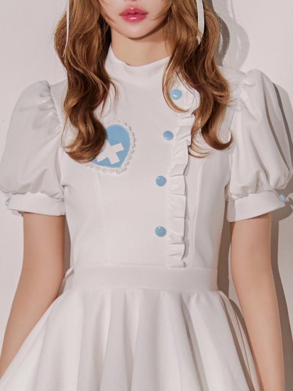 画像14: 【即日発送】【ハロウィン】ラブティントスカルナース【コスプレ5点セット】【Malymoon/マリームーン】【フリーサイズ/1カラー】[HC03]