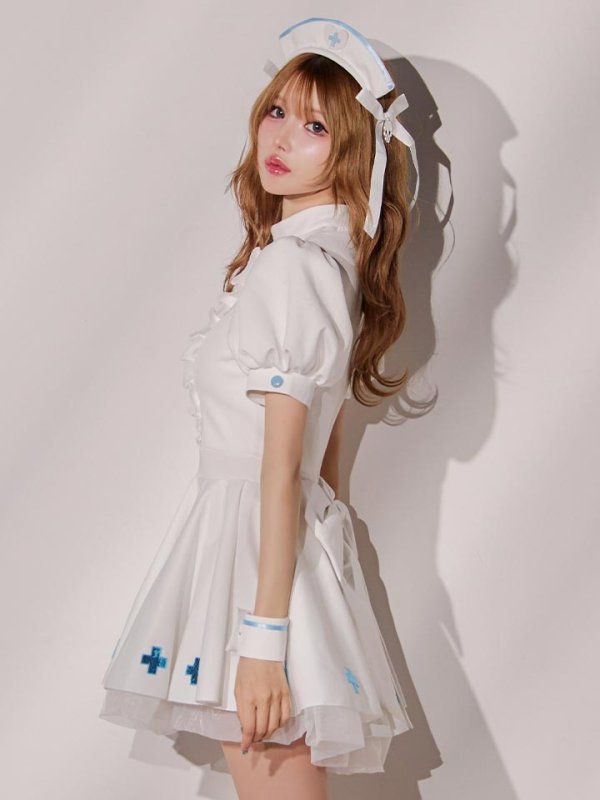 画像7: 【即日発送】【ハロウィン】ラブティントスカルナース【コスプレ5点セット】【Malymoon/マリームーン】【フリーサイズ/1カラー】[HC03]