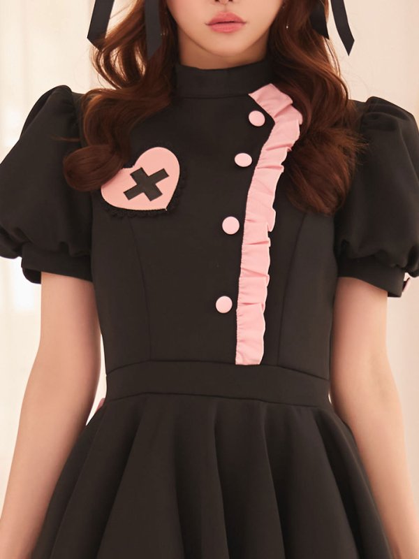 モデル：羽澄まり　身長：158cm　着用サイズ：Sサイズ