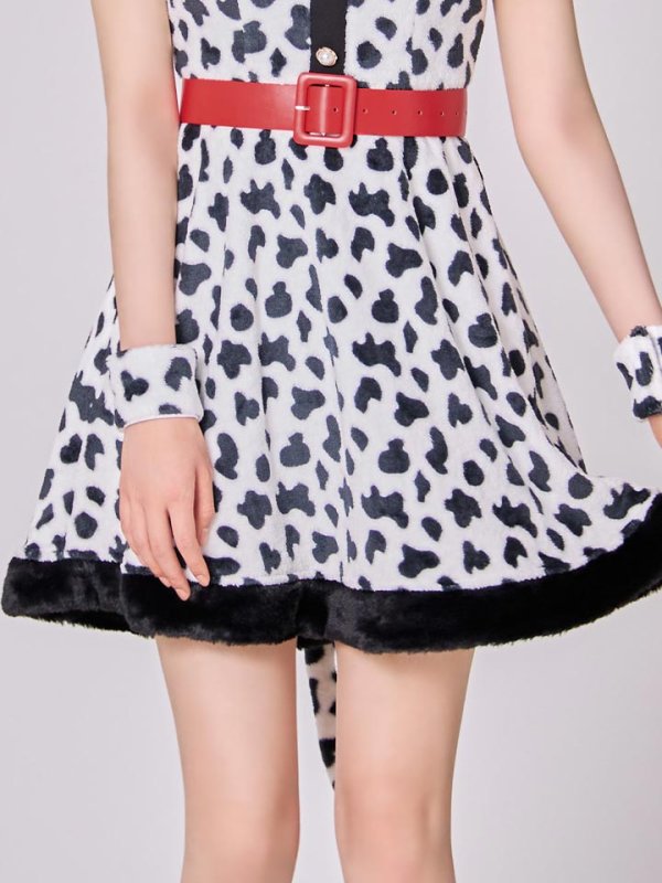 画像16: 【即日発送！】【ハロウィン】ダルメシアンミニフレアワンピース 【コスプレ点セット】 【S-XLサイズ/1カラー】[HC03]