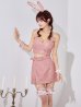 画像15: 【即日発送！】【ハロウィン】レースリボンバニータイトミニセットアップ 【コスプレ8点セット】 【XS-Lサイズ/3カラー】[OF01]