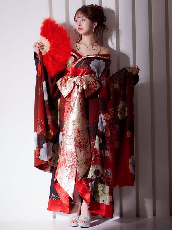 画像8: 【一部予約商品/2月上旬発送予定】【ハロウィン】花魁ショートインロングワンピース 【コスプレ】【S-XLサイズ/2カラー】[HC03]