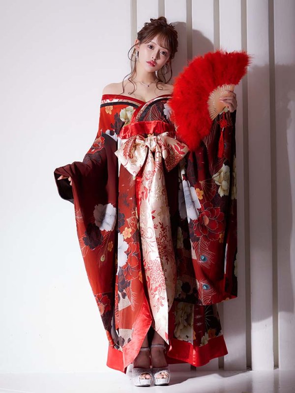 画像11: 【一部予約商品/2月上旬発送予定】【ハロウィン】花魁ショートインロングワンピース 【コスプレ】【S-XLサイズ/2カラー】[HC03]