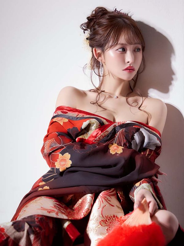 画像12: 【一部予約商品/2月上旬発送予定】【ハロウィン】花魁ショートインロングワンピース 【コスプレ】【S-XLサイズ/2カラー】[HC03]