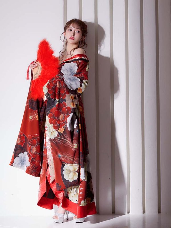 画像13: 【一部予約商品/2月上旬発送予定】【ハロウィン】花魁ショートインロングワンピース 【コスプレ】【S-XLサイズ/2カラー】[HC03]