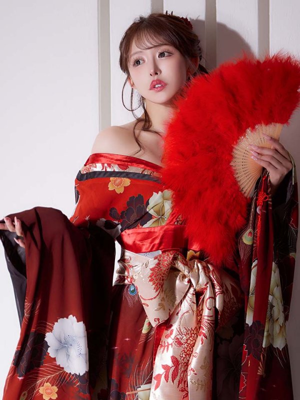 画像17: 【一部予約商品/2月上旬発送予定】【ハロウィン】花魁ショートインロングワンピース 【コスプレ】【S-XLサイズ/2カラー】[HC03]