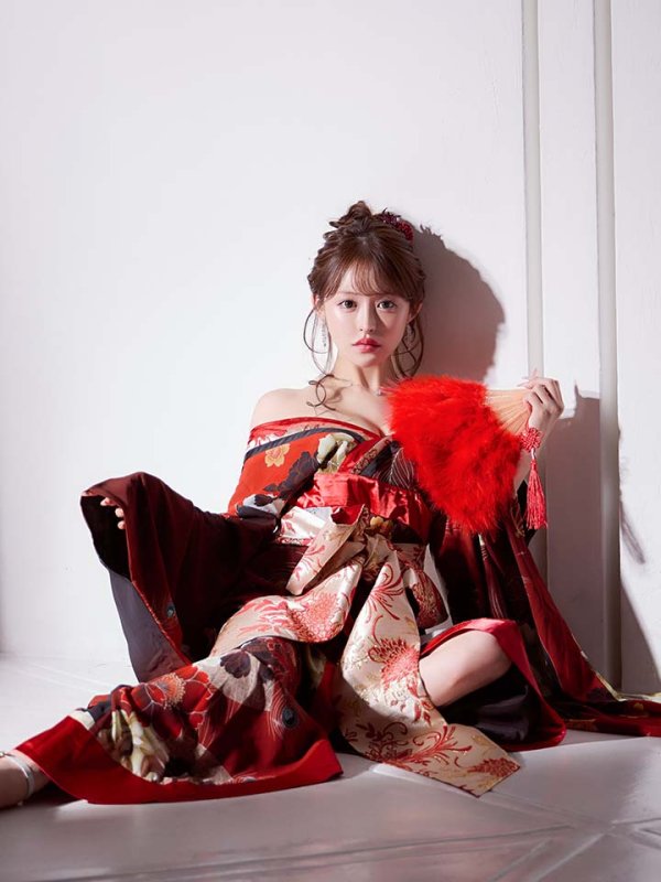 画像20: 【一部予約商品/2月上旬発送予定】【ハロウィン】花魁ショートインロングワンピース 【コスプレ】【S-XLサイズ/2カラー】[HC03]