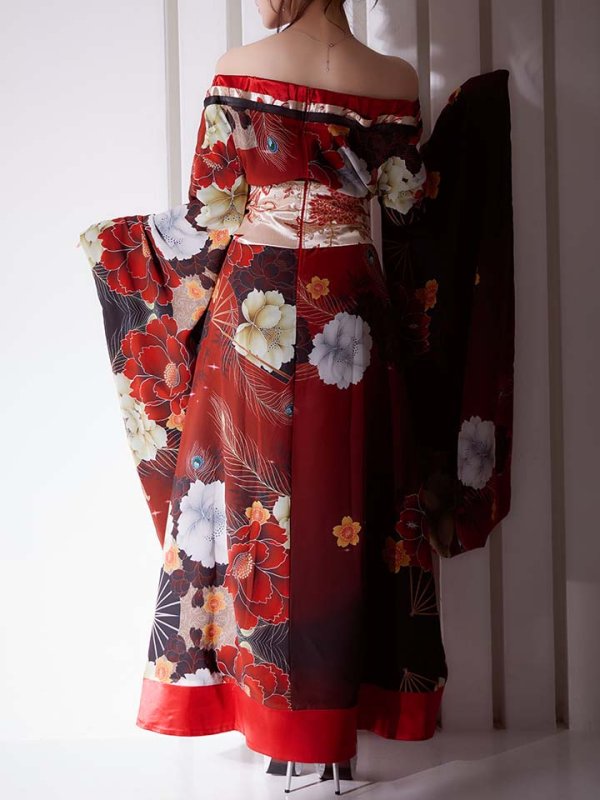 画像24: 【一部予約商品/2月上旬発送予定】【ハロウィン】花魁ショートインロングワンピース 【コスプレ】【S-XLサイズ/2カラー】[HC03]