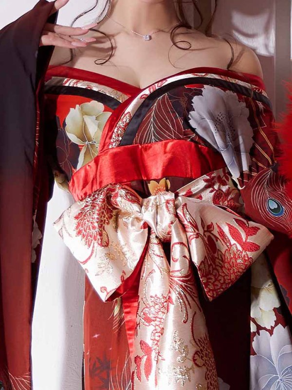 画像25: 【一部予約商品/2月上旬発送予定】【ハロウィン】花魁ショートインロングワンピース 【コスプレ】【S-XLサイズ/2カラー】[HC03]