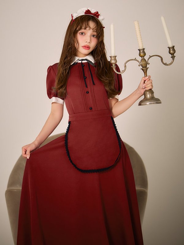 画像33: 【SALE!!】【即日発送】【ハロウィン】クラシカル洋館メイド 【コスプレ3点セット】 【S-XLサイズ/1カラー】[OF01]