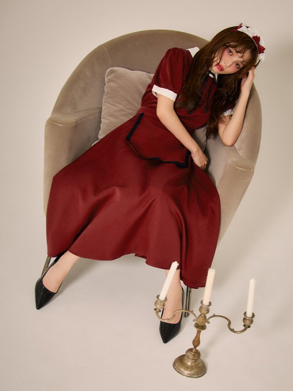 画像35: 【SALE!!】【即日発送】【ハロウィン】クラシカル洋館メイド 【コスプレ3点セット】 【S-XLサイズ/1カラー】[OF01]