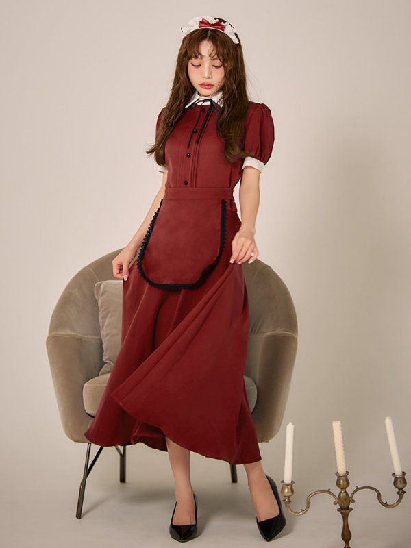 画像24: 【SALE!!】【即日発送】【ハロウィン】クラシカル洋館メイド 【コスプレ3点セット】 【S-XLサイズ/1カラー】[OF01]